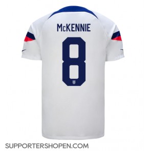 Förenta staterna Weston McKennie #8 Hemma Matchtröja VM 2022 Kortärmad